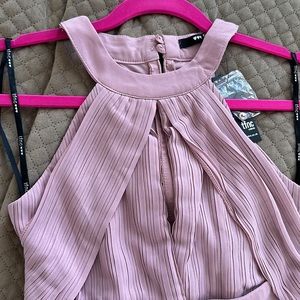 Bridesmaid Pleated Maxi Dress